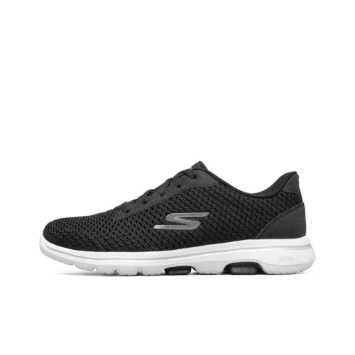 Skechers Go Walk 5 Low Top Спортивная обувь Женская Черный Белый