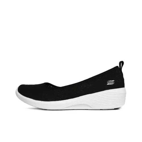 Skechers SPORT ACTIVE Дышащий Низкий Топ Casual Женский Черный