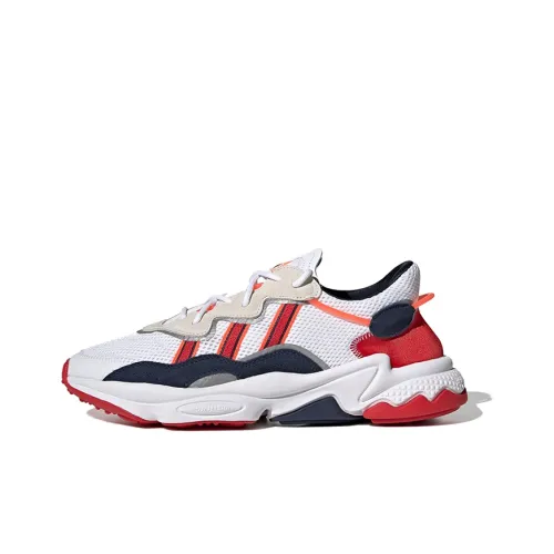 Adidas Originals Ozweego Slip-resistant Abrasion-resistant Low Top Casual Men's Sports Red Adidas Originals Ozweego Противоскользящий Устойчивый к истиранию Низкий Топ Повседневный Спортивный Мужской Красный