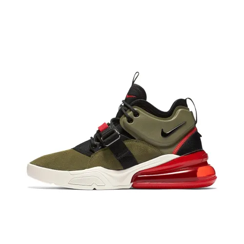 Nike Air FORCE 270 Средний оливковый противоскользящий легкий средний топ повседневная обувь мужская оливково-зеленый