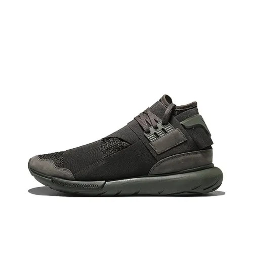 Y 3 Qasa Anti-slip Легкий Высокий Топ Повседневная Обувь Мужская Черный Warrior