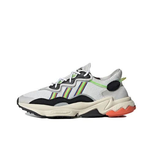 Adidas Originals Ozweego Амортизация Низкий Топ Casual Мужской Белый Зеленый