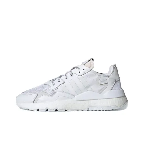 Adidas Originals Nite Jogger Амортизация Slip-resistant Balance Низкий Топ Повседневная обувь Унисекс Pure White
