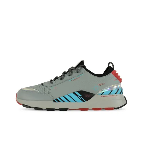 PUMA RS 0 Амортизация Износостойкий Низкий Топ Повседневная Обувь Мужская Серый Черный