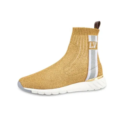 LOUIS VUITTON Aftergame High Топ Повседневная обувь Женская Золотая