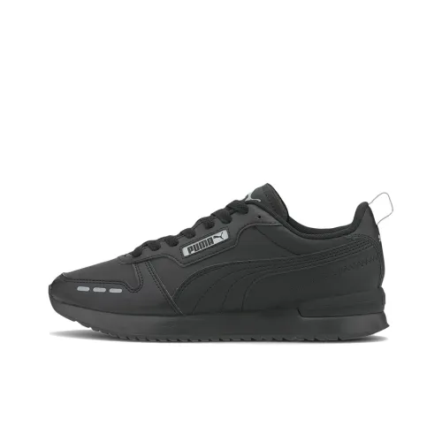 PUMA R78 Амортизация Износостойкий Низкий Топ Casual Унисекс Черный Серый