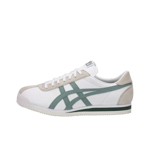 Onitsuka Tiger CORSAIR Амортизаторы Shock Absorbers Противоскользящие Устойчивые к истиранию Низкий Топ Повседневная обувь Унисекс Зеленый Белый