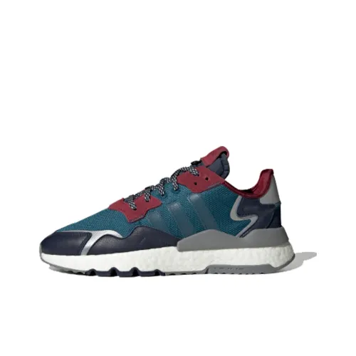 Adidas Originals Nite Jogger Low Топ Casual Унисекс Темно-синий Красный