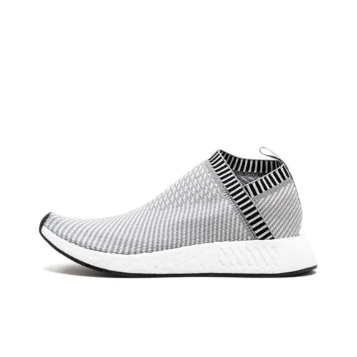 Adidas Originals NMD CS2 Темно-серый Shock Розовый Anti-slip Lightweight Low Top Повседневная обувь Унисекс Серый Белый