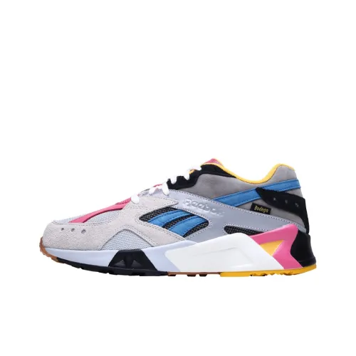 Reebok Aztrek BDG Low Топ Повседневная обувь Унисекс Серый Розовый Синий Пэчворк