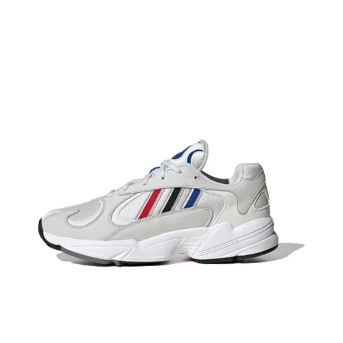 Adidas Originals YUNG 1 Non Slip Легкий Низкий Топ Casual Унисекс Серый Синий Белый