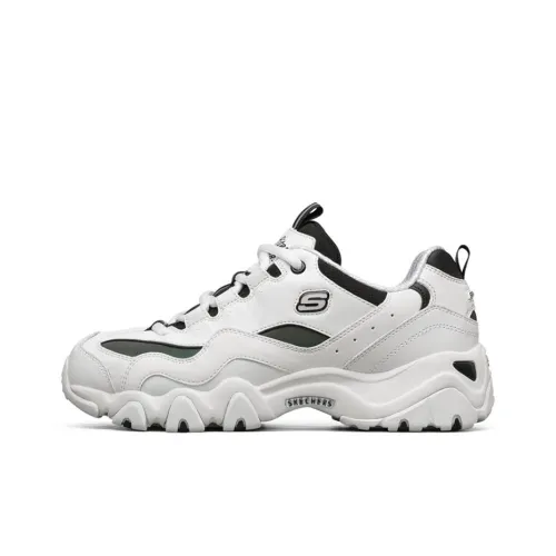 Skechers D'LITES 2,0 2,0 MID Топ Кэжуал Женские Белый Черный