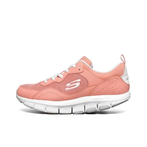 Skechers Низкий топ Повседневная обувь Женская Коралловый Белый