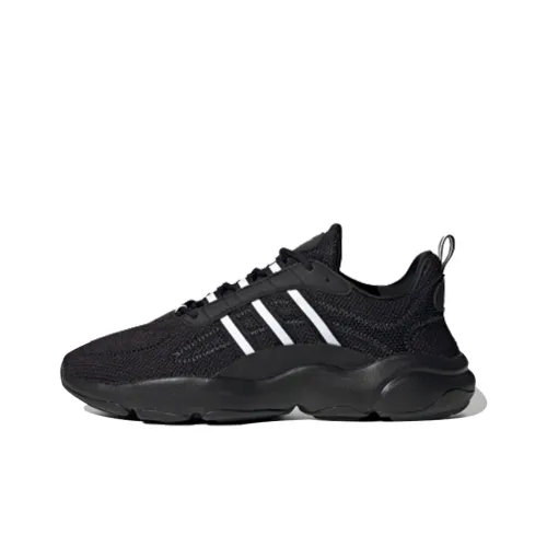Adidas Originals Haiwee Shock Absorbers Slip Resistant Abrasion Resistant Low Top Повседневная обувь Унисекс Черный Белый