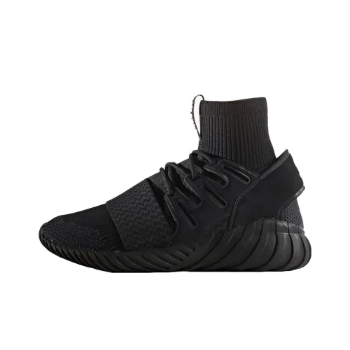 Adidas Originals Tubular Doom Triple Black 2,0 Non Slip Легкий Высокий Топ Повседневный Унисекс Черный