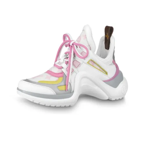 LOUIS VUITTON Archlight Low Топ Спортивная Повседневная Обувь Женская Розовая Белая