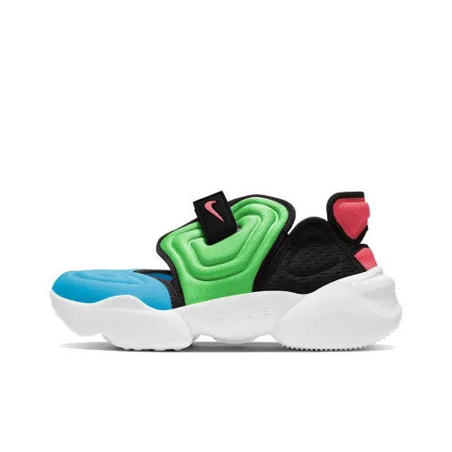 Nike Aqua Rift Shock Absorbers Slip-resistant Low Top Повседневная обувь Женская Черный Синий Зеленый