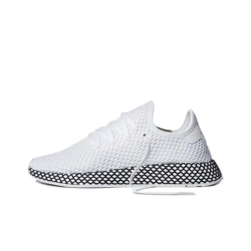 Adidas Originals Deerupt RUNNER Амортизаторы Slip-resistant Низкий Топ Повседневная обувь Унисекс Белый