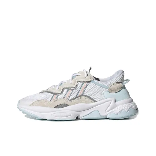 Adidas Originals Ozweego Амортизация Низкий Топ Повседневная Обувь Женская Светлый Бежевый