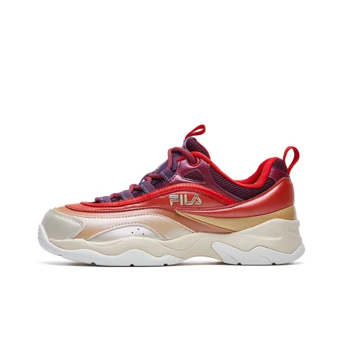 FILA Ray MID Топ Повседневный Женский Красный Коричневый