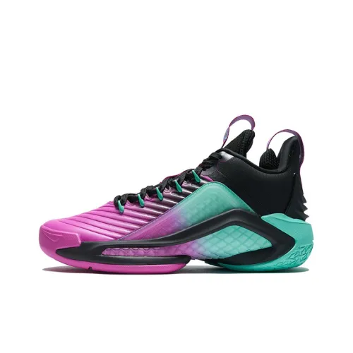 XTEP Slip-resistant Abrasion-resistant MID Top Casual Men's Black Red XTEP Противоскользящий Устойчивый к истиранию MID Топ Повседневный Мужской Черный Красный