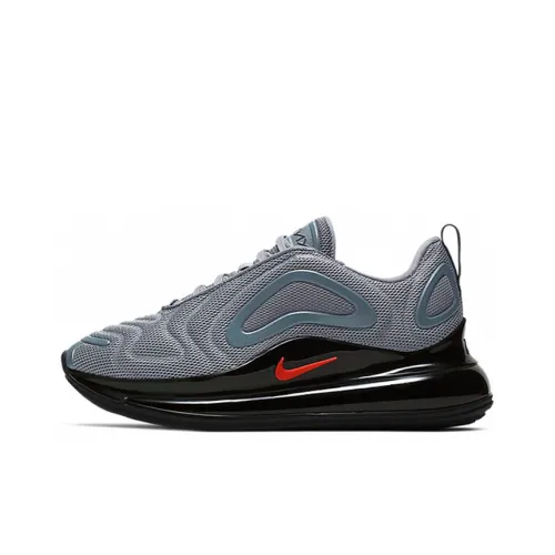 Nike Air Max 720 Low Топ Повседневная обувь Женская Черная Серый
