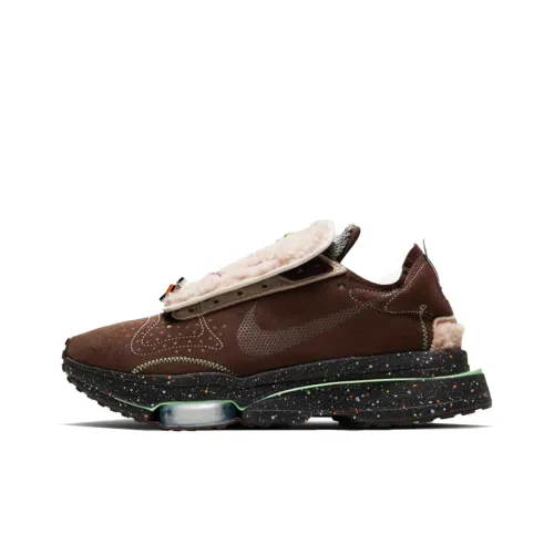 Nike Air Zoom Тип Амортизация Противоскользящий Устойчивый к истиранию Термический Низкий Топ Повседневная Обувь Женская Коричневый Черный