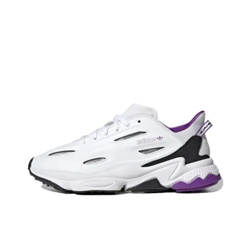 Adidas Originals Ozweego Celo Амортизация Низкий Топ Повседневная Обувь Унисекс Белый Фиолетовый