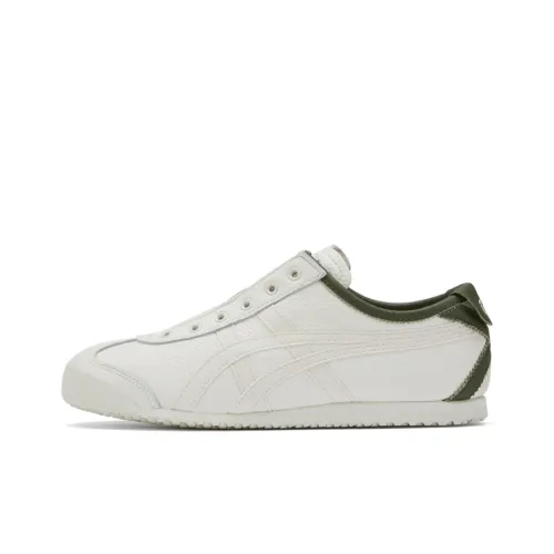 Onitsuka Tiger MEXICO 66 Slip On Resistant Low Top Casual Unisex White Onitsuka Tiger MEXICO 66 Слип-он Резистентный Низкий Топ Повседневный Унисекс Белый