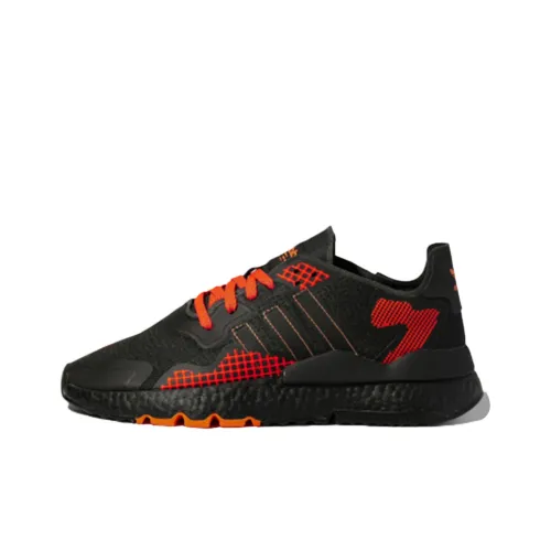 Adidas Originals Nite Jogger Дышащий Низкий Топ Casual Мужской Черный Красный