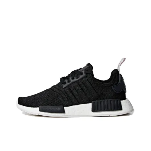 Adidas Originals NMD_R1 Нескользящий Легкий Низкий Топ Повседневный Женские Белый Черный Розовый
