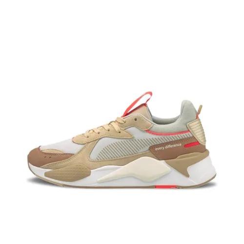 PUMA RS X MID Топ Повседневный Унисекс Хаки Коричневый Белый