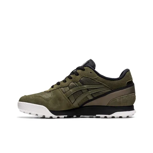 Onitsuka Tiger Rebilac Runner Амортизаторы Устойчивость к истиранию Низкий топ Повседневный Унисекс Армейский зеленый