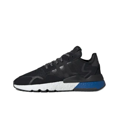 Adidas Originals Nite Jogger Slip Resistant Abrasion Resistant Легкий Низкий Топ Casual Унисекс Черный