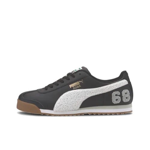 PUMA Roma 68 Lux VARSITY Low Топ Повседневная обувь Унисекс Черный Белый