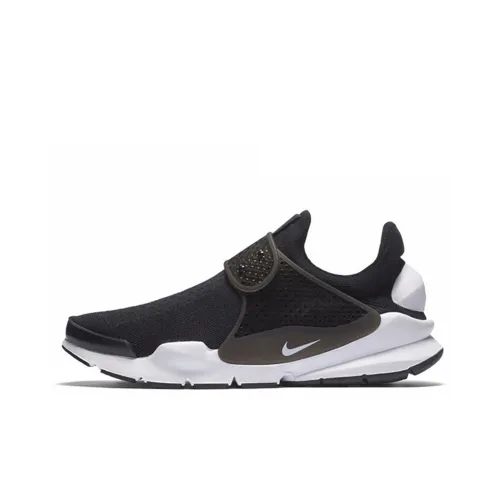 nike Sock dart KJCRD Черный белый Орео Низкий Топ Повседневная обувь Мужская Черный белый