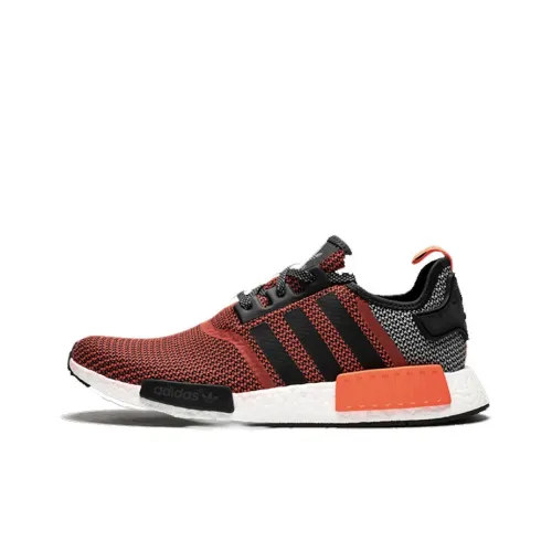 Adidas Originals NMD R1 LUSH Красный Slip Легкий Низкий Топ Casual Унисекс Красный Серый