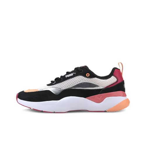 PUMA Lia Pop Low Топ Повседневная обувь Женская Черный Розовый