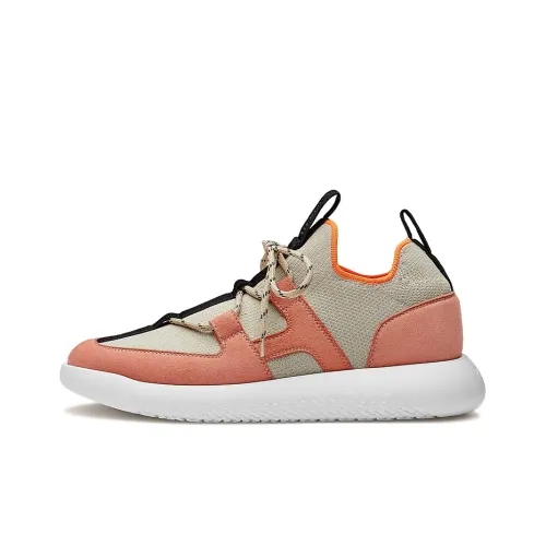 HERMES Duel Low Топ Повседневная обувь Женская Серый Розовый