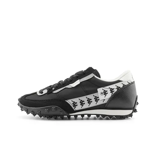 KAPPA Амортизаторы Shock Resistant Низкий Топ Повседневные Беговые кроссовки Унисекс Черный