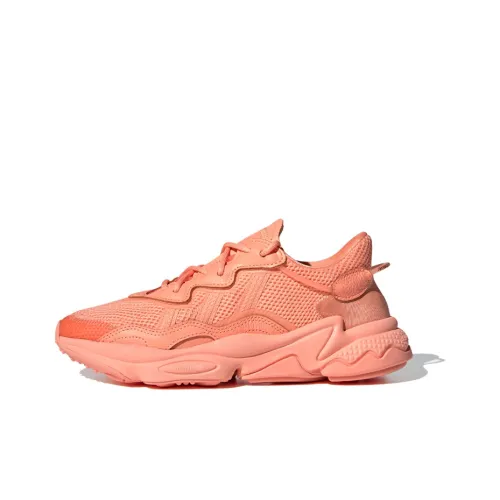 Adidas Originals Ozweego Шокабойеры Противоскользящие Устойчивые к истиранию Низкий Топ Повседневная обувь Женская Апельсин