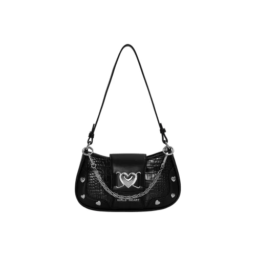 Girls Heart Искусственная кожа Silver River Коллекция Сумка через плечо Женская Черный Розовый Светло-серый