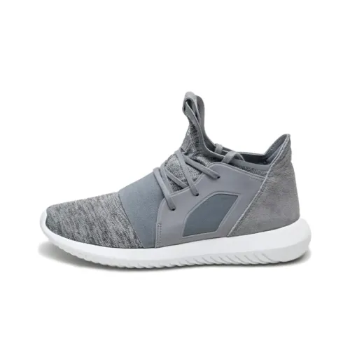 Adidas Originals Tubular Defiant Slip-Resistant Low Top Casual Women's Gray White Adidas Originals Tubular Defiant Slip-Resistant Низкий Топ Повседневный Женский Серый Белый