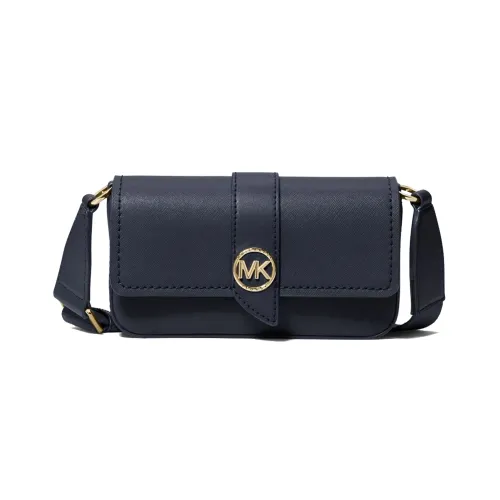 MICHAEL KORS Greenwich Кожа Багетная Сумка Сумка через плечо Мини Женская Морская