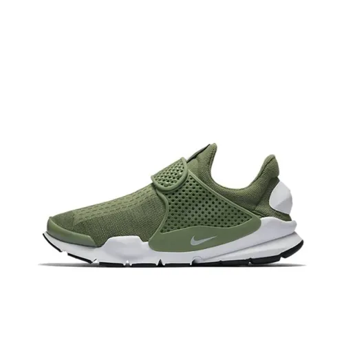 nike Sock Dart Palm Зеленый Нескользящий Легкий Низкий Топ Повседневная Обувь Мужская Зеленый