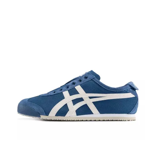 Onitsuka Tiger MEXICO 66 Дышащий Низкий Топ Повседневная Обувь Мужская Синяя