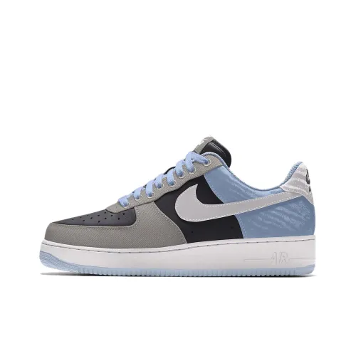 Nike Air Force 1 Low Shock Absorbers Abrasion Resistant Slip Resistant Low Top Скейтбординг Мужской Синий Серый