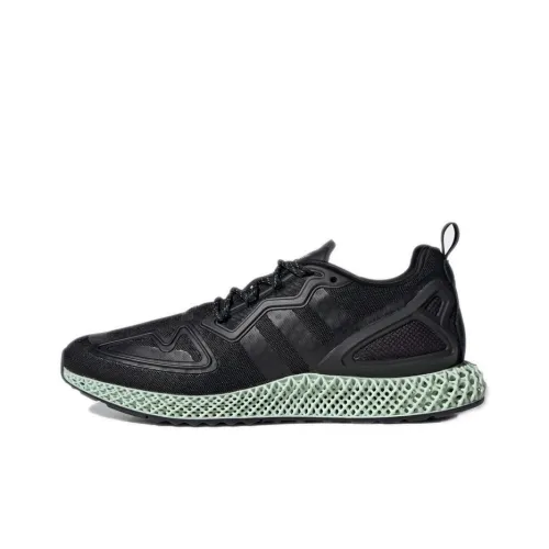 Adidas Originals ZX 2K Амортизаторы Slip-resistant Низкий Топ Casual Унисекс Черный Зеленый