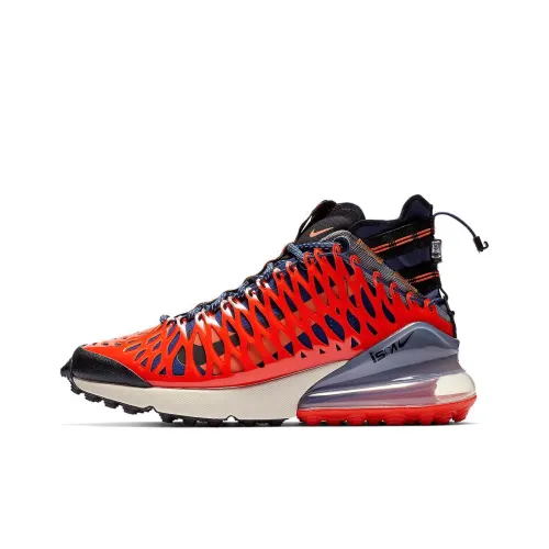 Nike ISPA Air Max 270 SP 'Terra Orange' Амортизаторы Верхняя одежда Резистентная Высокий Топ Casual Унисекс Черный Оранжевый