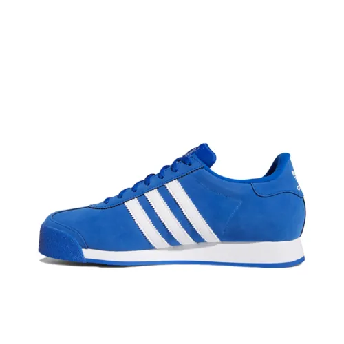 Adidas Originals Samoa Slip Resistant Abrasion Resistant Низкий Топ Повседневная Обувь Унисекс Синий Белый